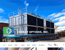 Tablet Screenshot of energyoptionsinc.net